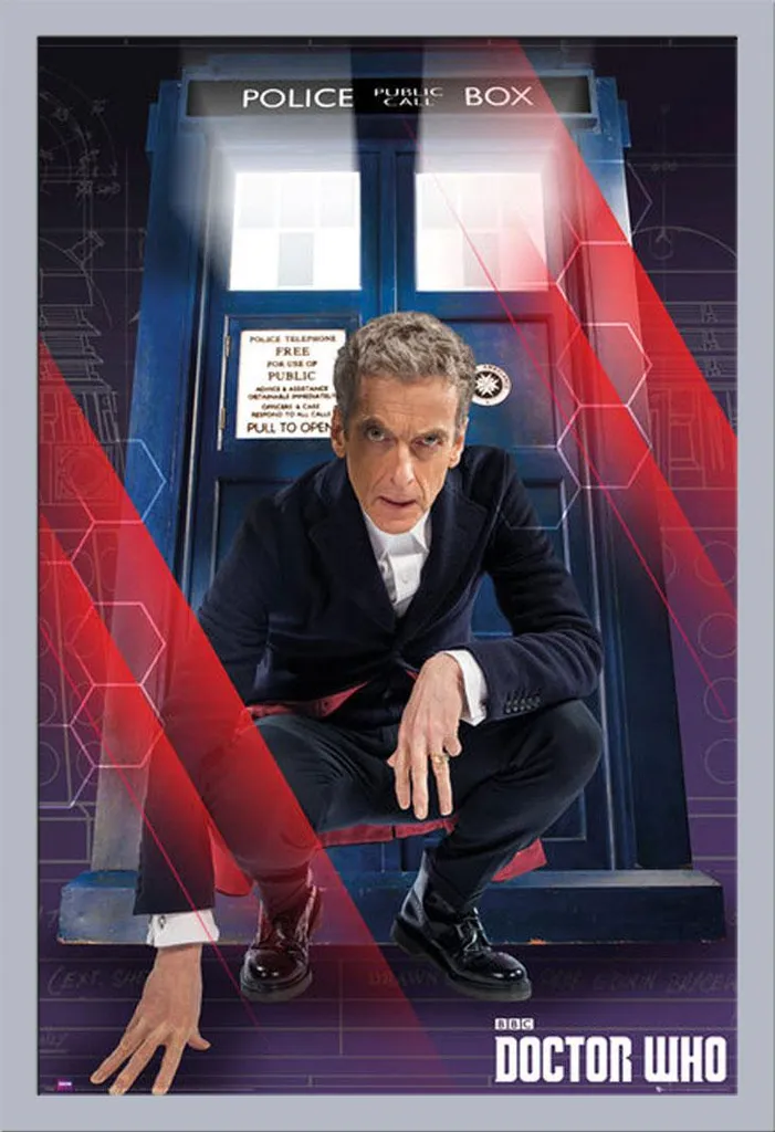 Poster Doctor Who Crouching Cornice Shinsuke Argento - Edizione Maxi