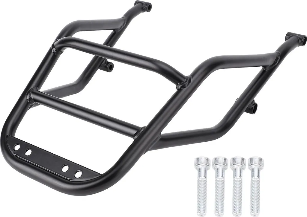 Support bagage moto R12 tube fer 18mm avec maintien fort renforcé