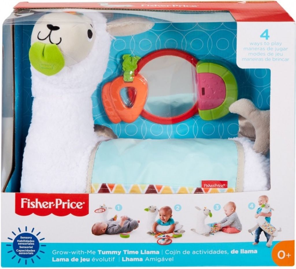 Fisher-Price 4-in-1 Lama Spielkissen, hochwertiges Produktbild 