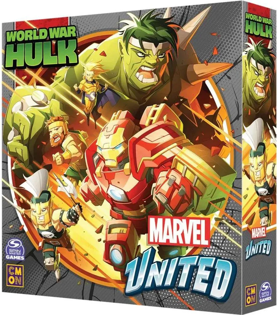 Marvel United World War Hulk avec Miniatures - Jeu Asmodee Edition