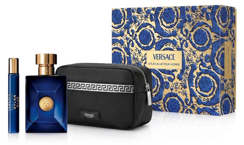 Versace Pour Homme Dylan Blue EDT 100 ml + EDT MINI 10 ml + Kosmetiktasche (man)