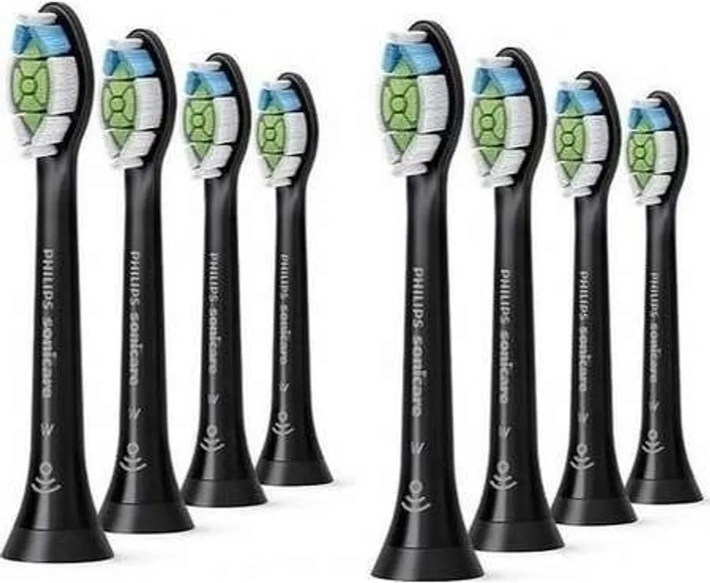 Brossettes Philips Sonicare HX6068/13 W2 Optimal White noires x8 têtes