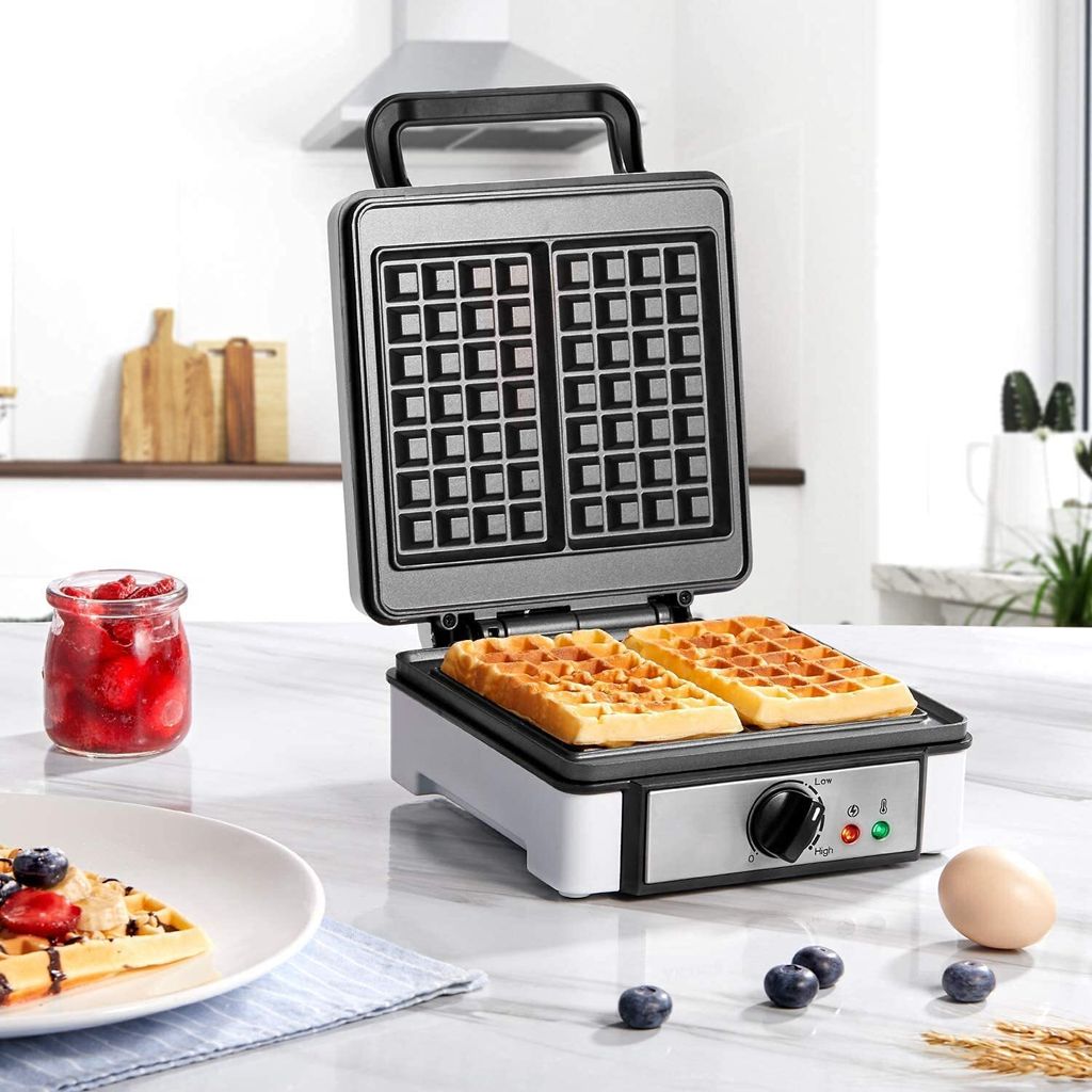 Professionelles Waffeleisen, 1200W Doppelwaffeleisen, 2 Produktbild 3