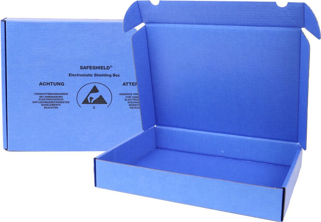 Hans Kolb Versandschachtel Safeshield, flachliegend, 400 x 80 x 38 mm