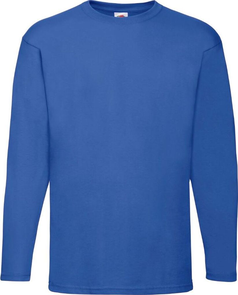 T-Shirt lange Ärmel Wertgewicht Long Ärmel T - Königsblau, XL