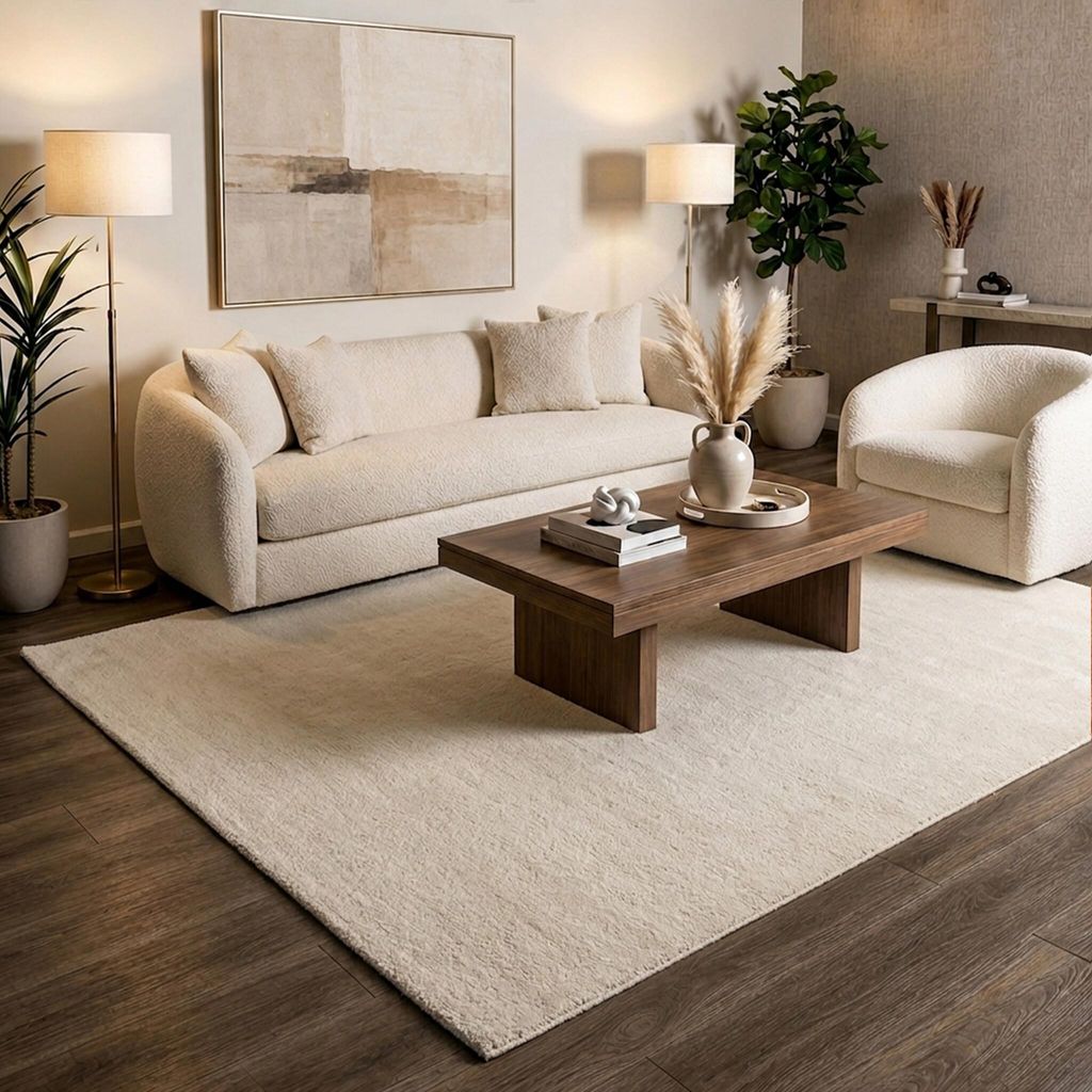 Volero - Berberteppich - Aicha Beige - 80x150 cm - Wohnzimmer, Esszimmer, Schlafzimmer - Boho, Industrielle, Ländlich, Modern, Skandinavisch