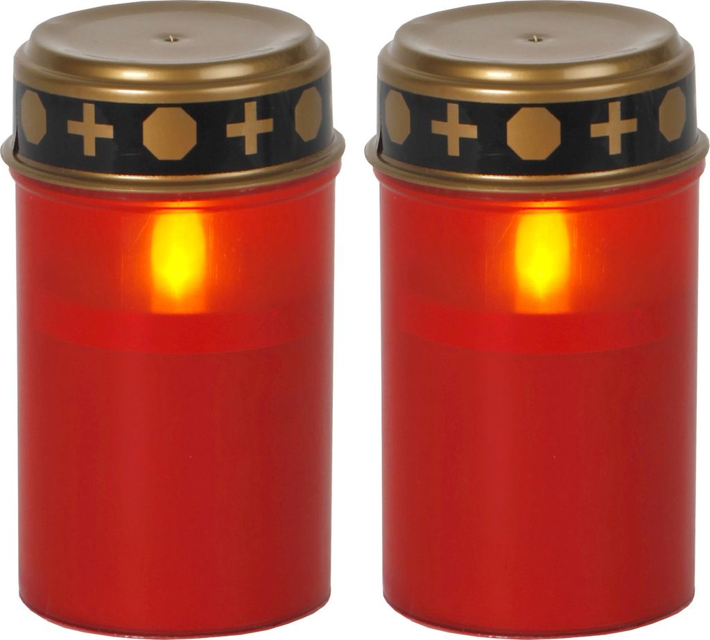 Star Trading LED Grablicht mit Timer | Grabkerzen LED mit Produktbild 1