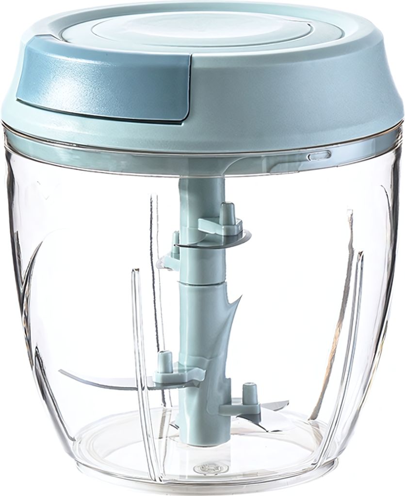 Handzerkleinerer für Lebensmittel – Unentbehrliches Küchenwerkzeug in Blau Groß