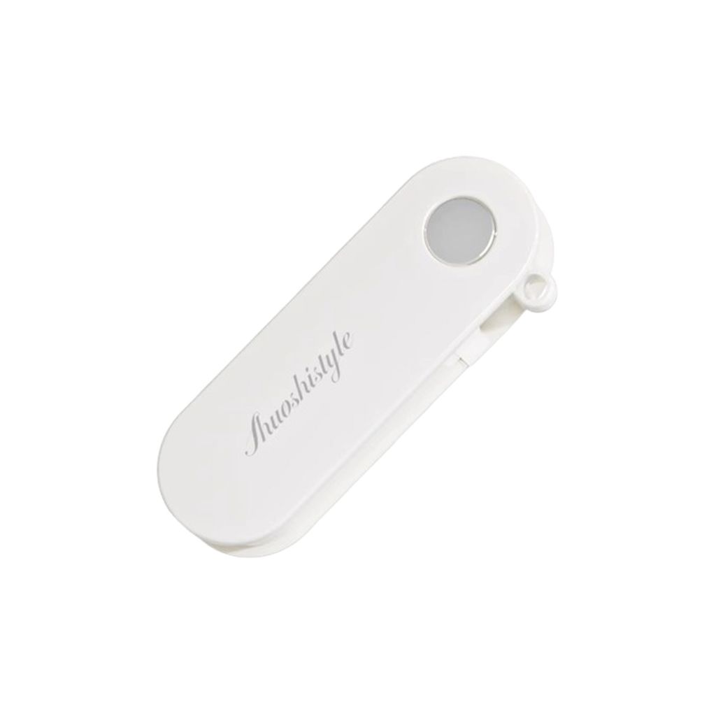 Tragbarer Schäler, Multifunktions-Schälmesser, scharfe Edelstahlklinge, faltbares Design, manueller Hand-Obst-Kartoffelschäler, Weiß