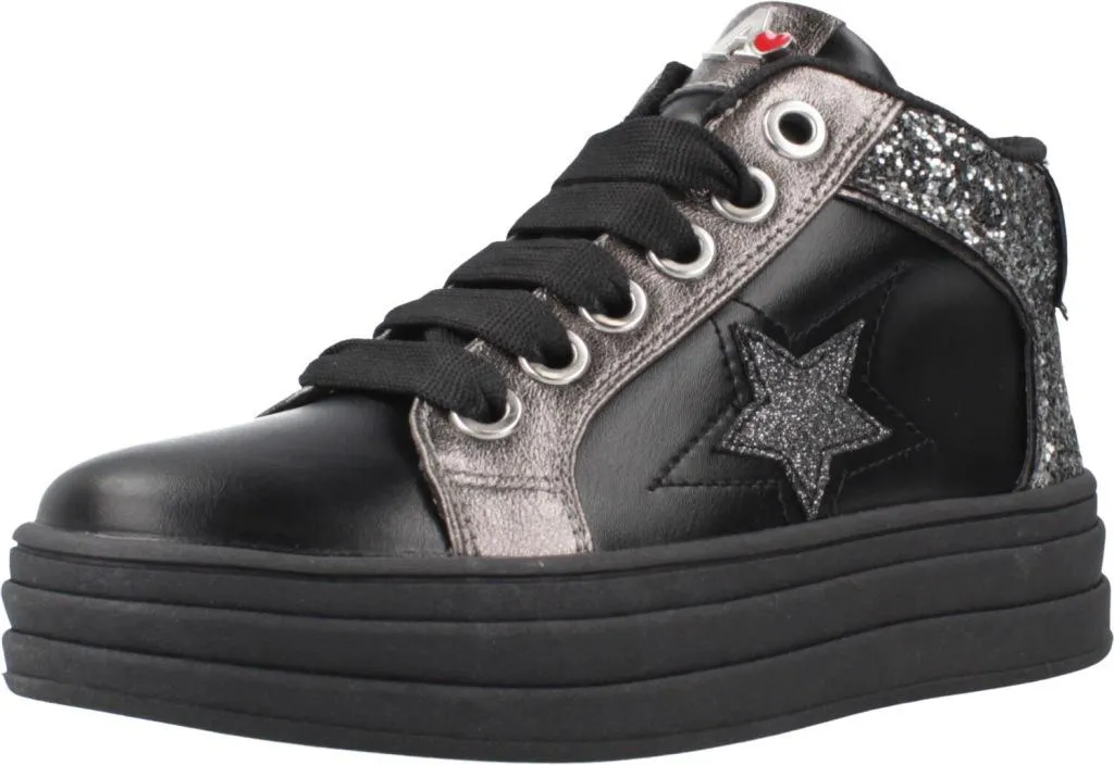 Chaussures Fille Asso Ag17710 Noir : Semelle Souple et Design Moderne