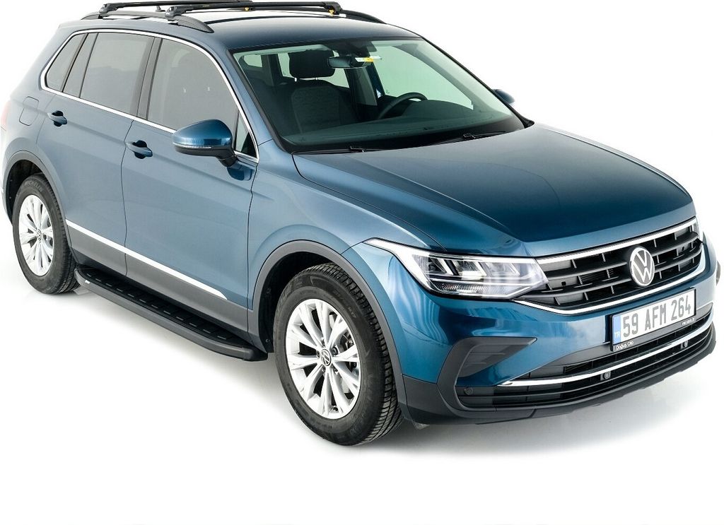 TURTLE DACHTRÄGER AIR-1 VOLKSWAGEN TIGUAN AD/BW 2016 - 2024 , Schwarz