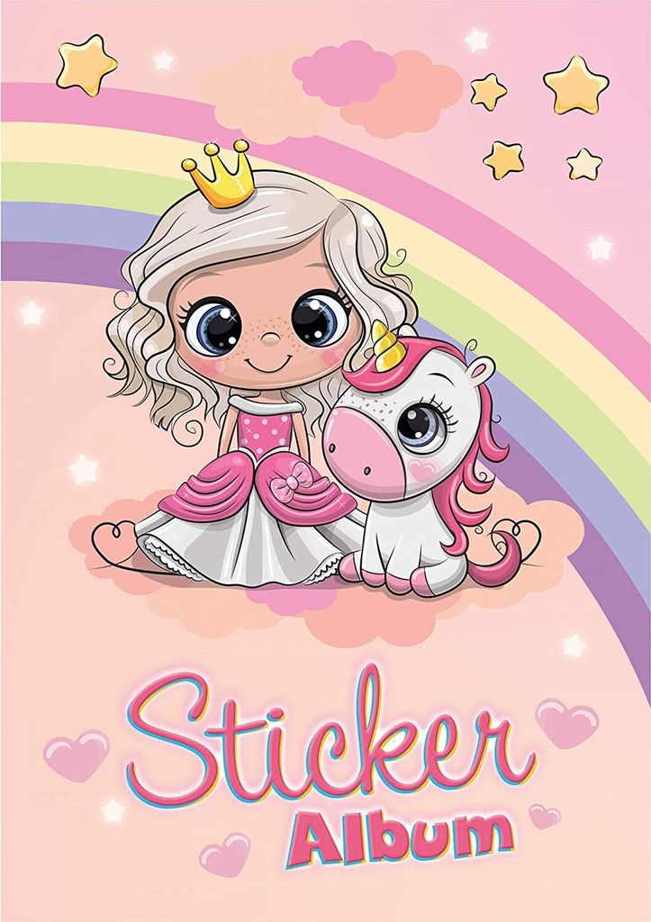 HERMA Sticker Sammelalbum für Kids Prinzessin Sweetie A5 Produktbild 