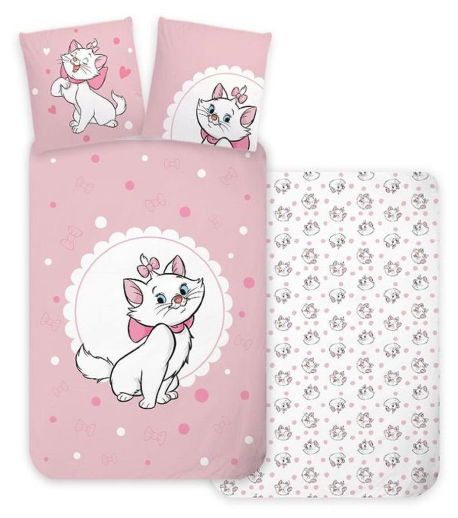 Zestaw pościeli Disney Aristocats 80 x 80 cm / 135 x 200 cm Zdjęcie produktu 