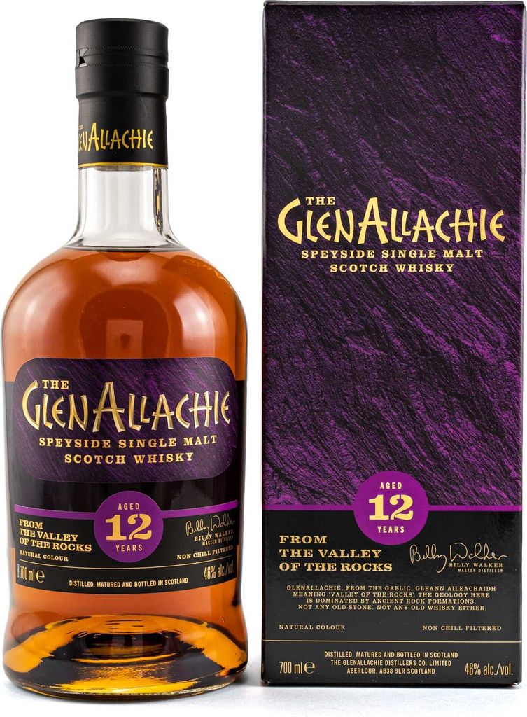 GlenAllachie 12 Years + Box 700ml 46% Vol. Produktbild 8
