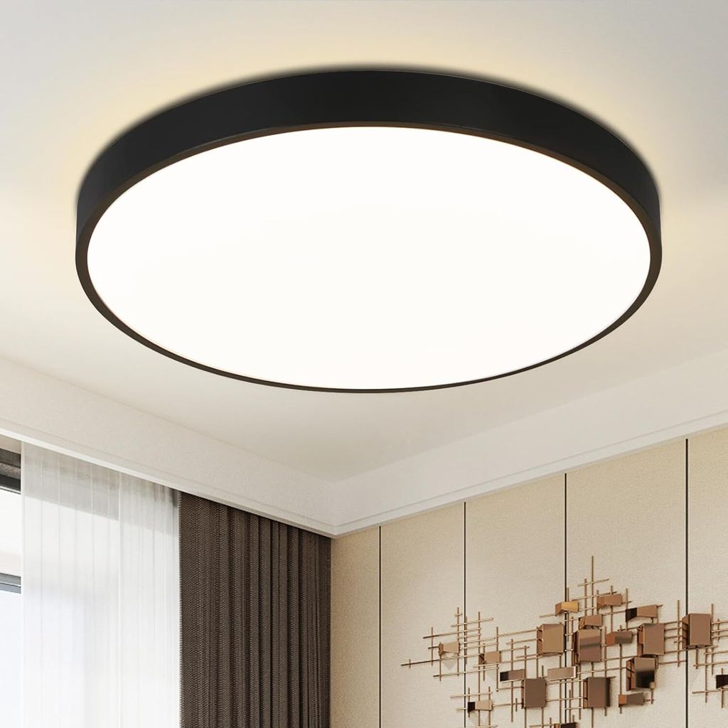 ZMH LED stropné svietidlo čierne stropné svietidlo - 12W Obrázok produktu 