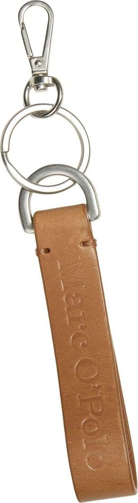 Marc O'Polo Leder Schlüsselanhänger Pelle Key Ring True Camel hellbraun