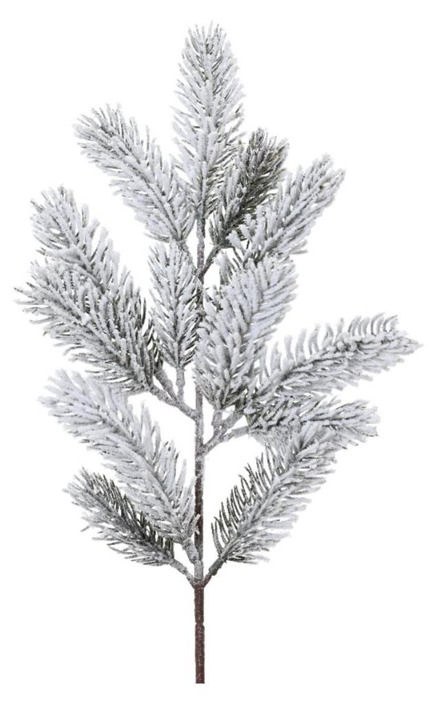 Branche de sapin avec neige 50cm PE moulage par injection Image du produit 