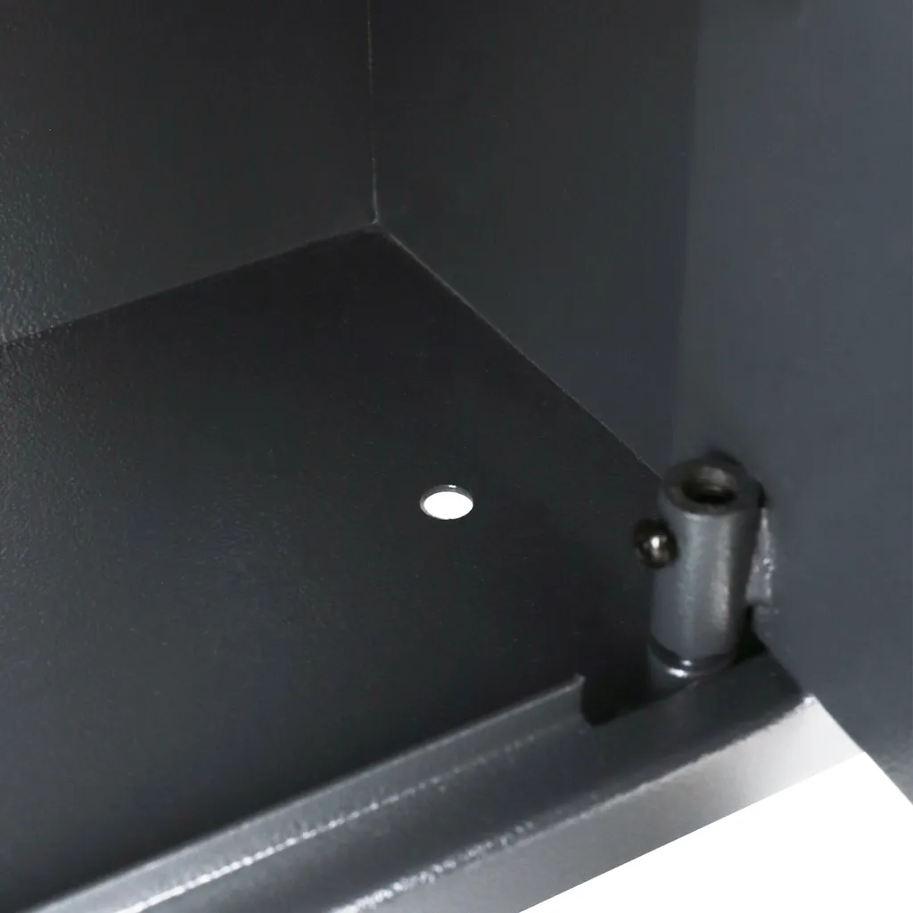 Coffre-fort en acier robuste à double verrouillage HMF 31cm Anthracite - 5