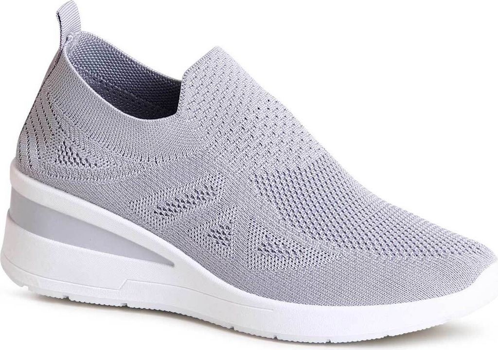 topschuhe24 2705 Damen Keil Sneaker Light Slipper, Produktbild 