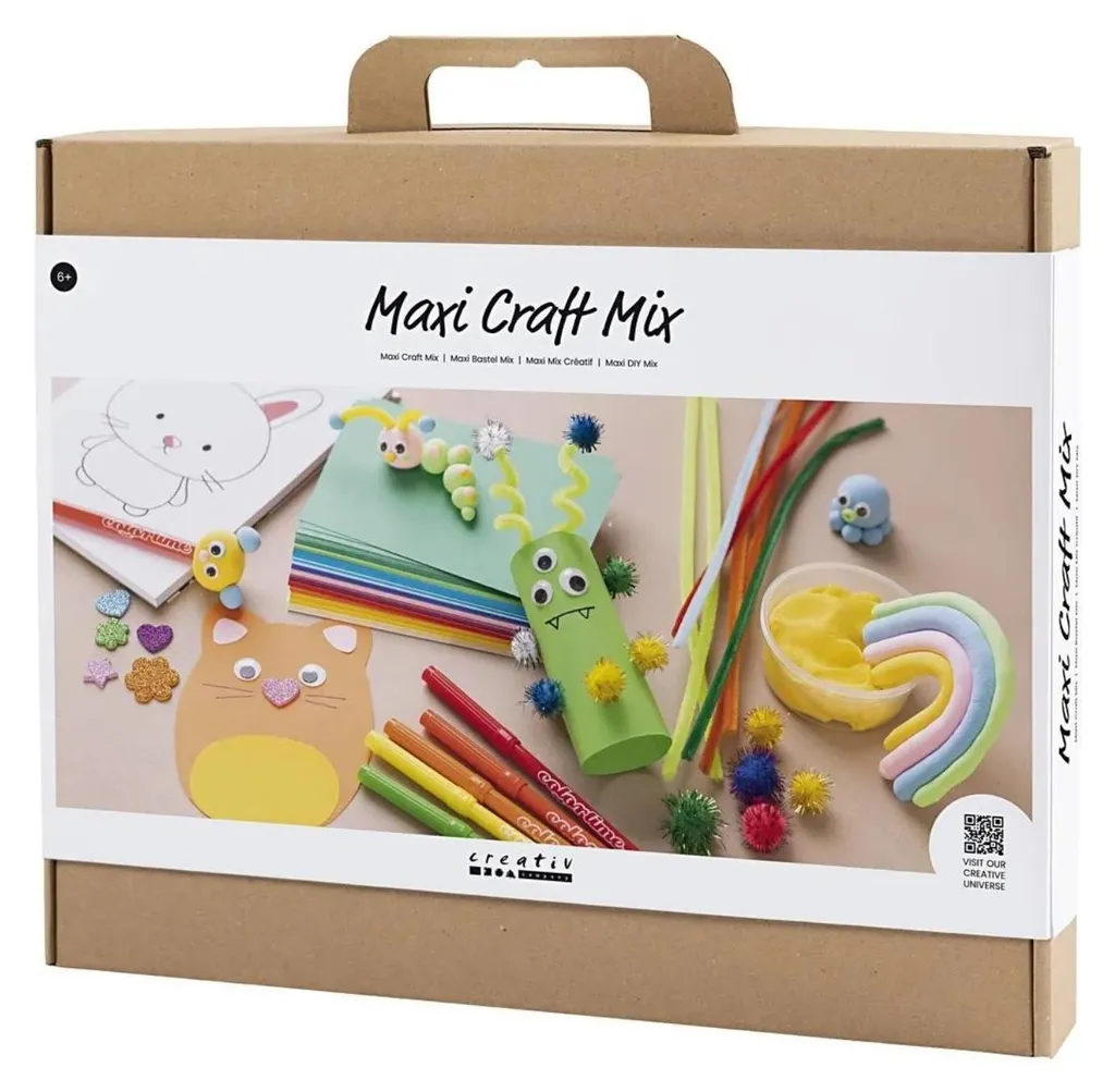 Kit Creativo Maxi per Bambini: Silk Clay, Pompon e Lavoretti 6 Anni - 2