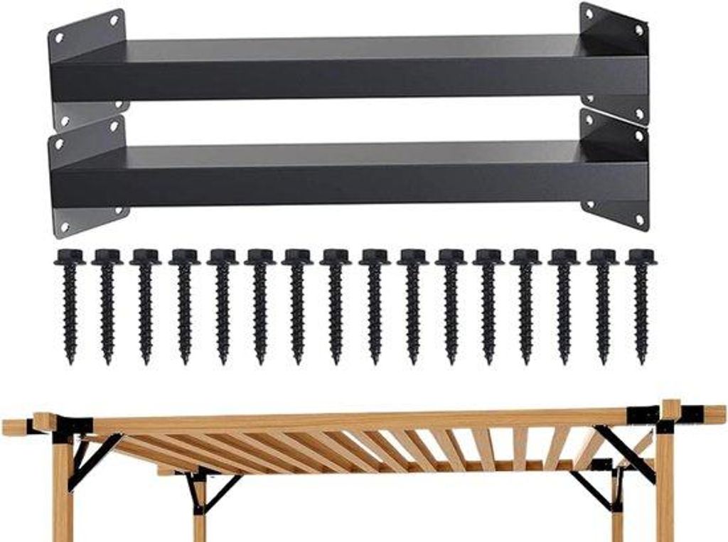 Dřevěné rohové podpěry – 2 ks, 45° dřevěná pergola | Obrázek produktu 