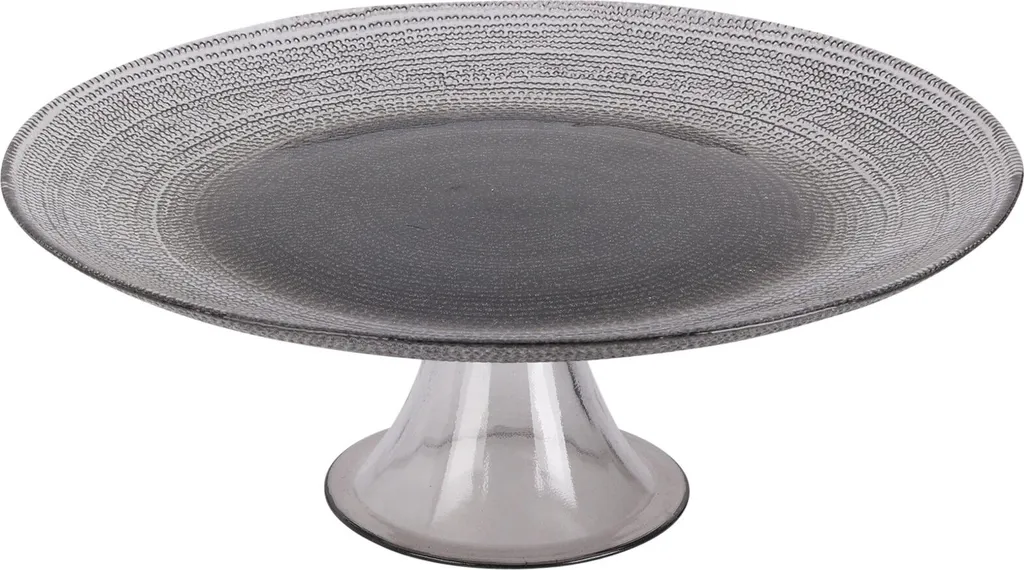 Plateau à gâteau en verre LAKRIS Ø 28 cm - Présentoir pâtisserie chic