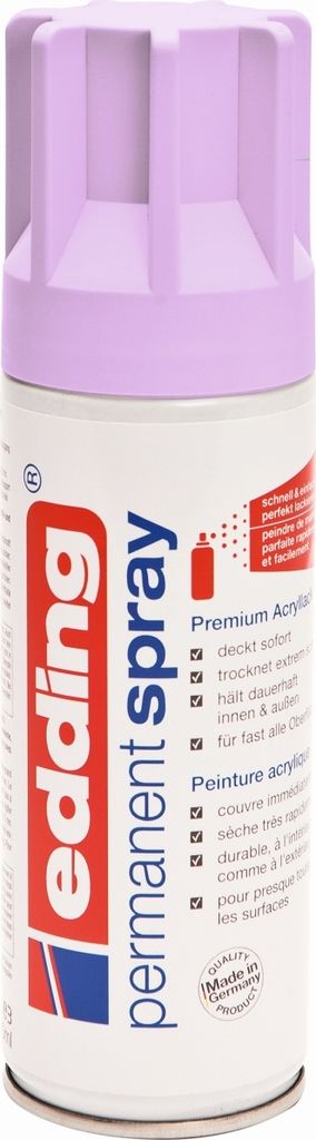 Acryl-Farblack Permanentspray light lavendel Packung mit 6 Stück