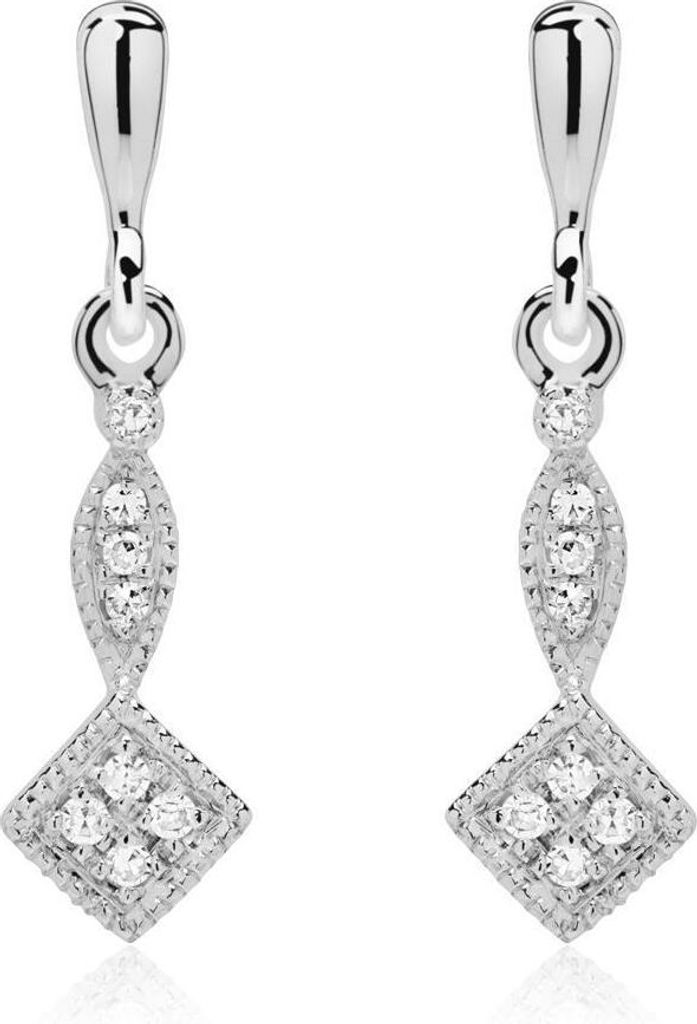 Diamant Ohrstecker 585er Weißgold
