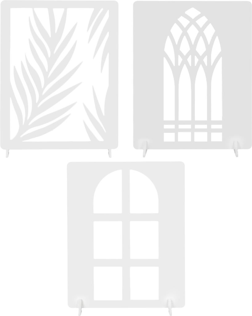 3-teiliges Foto-Hintergrundset, Licht- und Schattenbretter, Foto-Tischhintergruende, Fenster-Lichtbretter fuer Lebensmittel, Kosmetik, Schmuck, Orn...
