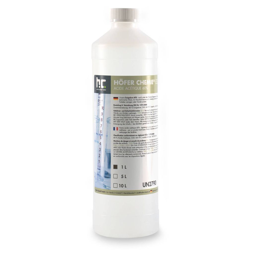 Höfer Chemie® Essigsäure 60% 1 L Produktbild 