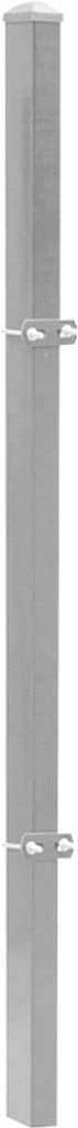 Zaunpfosten Mod. U - Ausführung: verzinkt, für Zaunhöhe: 123 cm, Länge: 170 cm, Befestigungspunkte: 3
