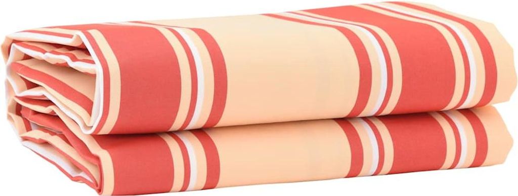 Markisenersatz Gelb und Orange 1000 x 160 cm Polyesterleinwand