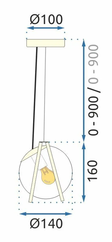 Lampada tooLight App1089-1Cp Gold - 7