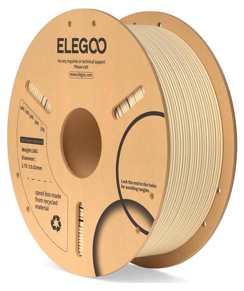ELEGOO PLA-1.75mm-1KG-Cardboard Spool-Beige Produktbild 