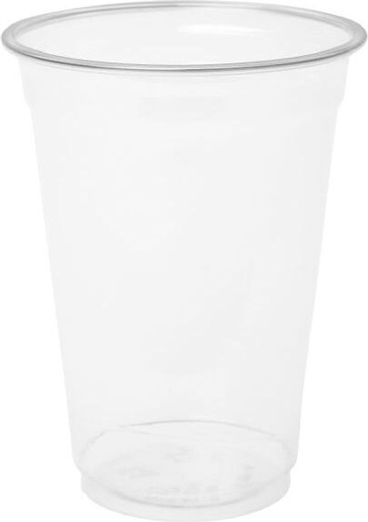 144 Plastikgläser 27 cl Transparent 100 % recycelt BIOPAK