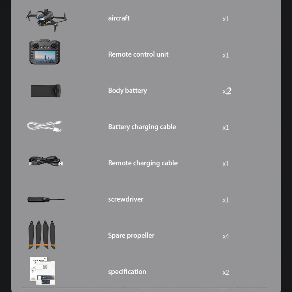 Drone GPS ZELURXX avec triple caméra et évitement d'obstacles - 9