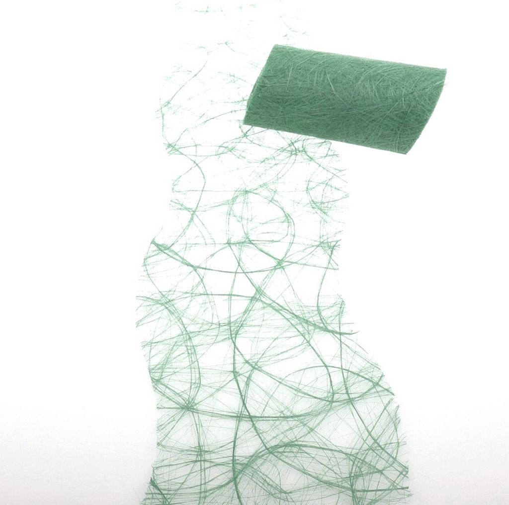 Sizoweb Wellenschnitt resedagrün ca.12,5cm - 25 m 64W 047-R 125