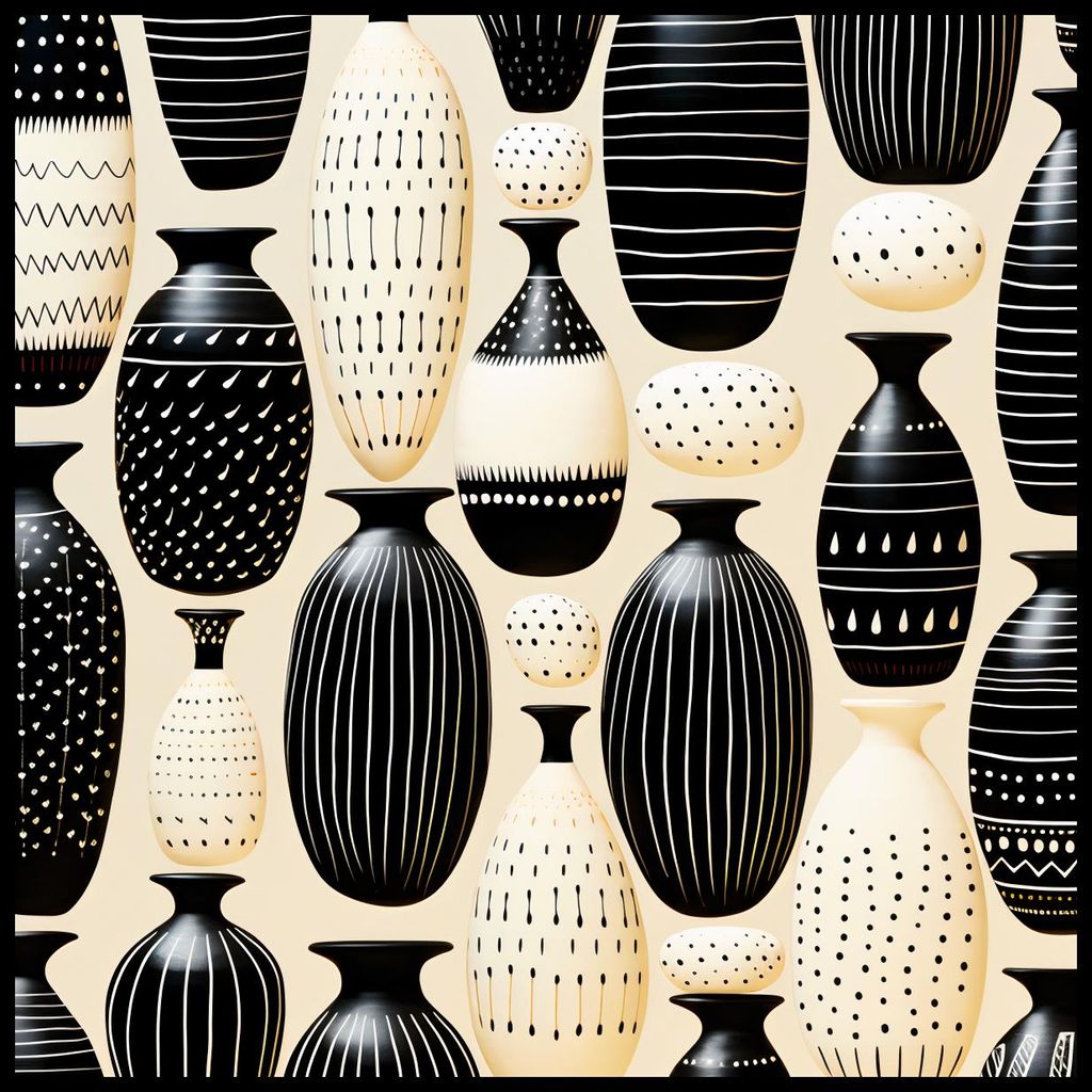 Plakat 70x70cm Monochrome Harmonie