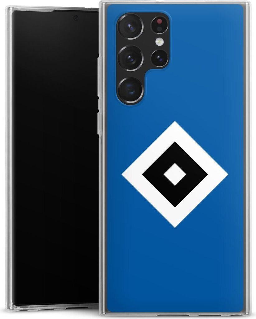 DeinDesign Handyhülle für Samsung Galaxy S22 Ultra Silikon Hülle Case Smartphone Schutzhülle HSV Hamburger SV Logo