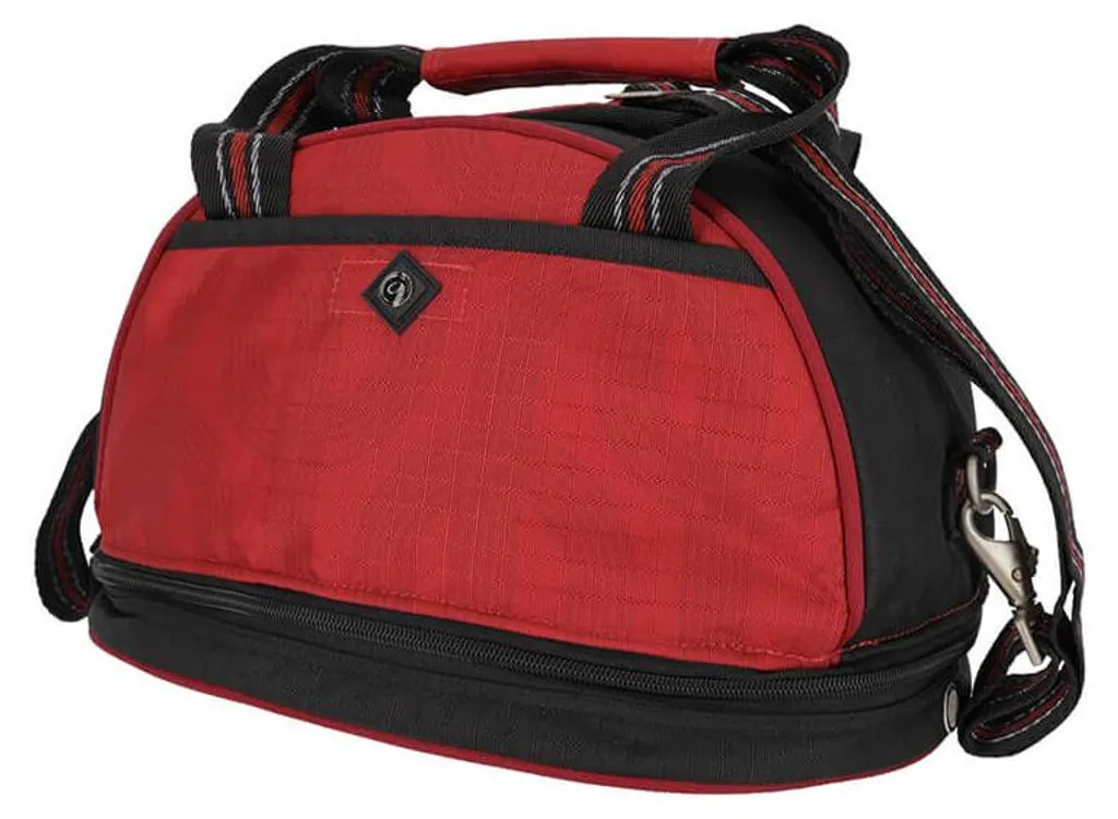 Housse de protection pour casque équitation QHP Rouge Coucher de Soleil