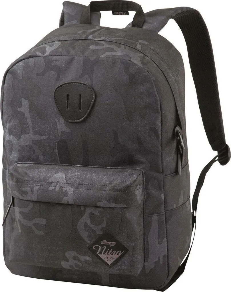 NITRO zaino per il tempo libero zaino con scomparto per laptop Urban Collection Urban Classic Backpack 20L Forged Camo grigio