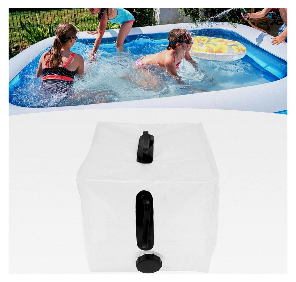 Gewichte für Schwimmbadleiter, Sandsäcke für Pools, 20 L Faltbare Sandsäcke für Poolstufen, Befüllbare Gewichte für Pooltreppen