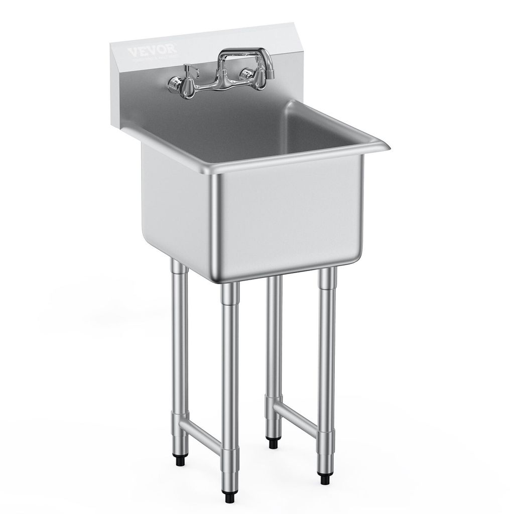 VEVOR Lavello in acciaio inox Lavello commerciale 457 x 381 Immagine del prodotto 