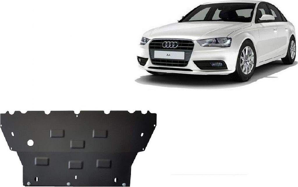Stahl Unterfahrschutz für Motor Audi A4 B9