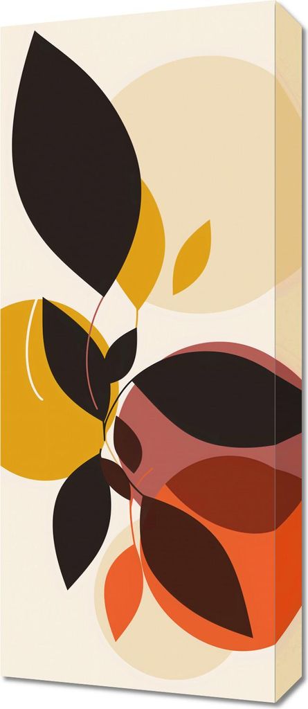 Bild 30x70cm Dämmerung Gold