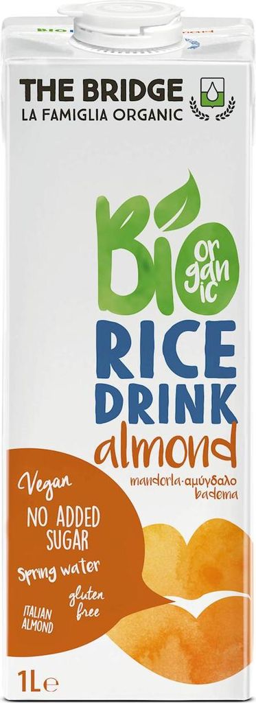 Reisgetränk Mit Mandeln, Ohne Zuckerzusatz, Glutenfrei, , 1 L – The Bridge