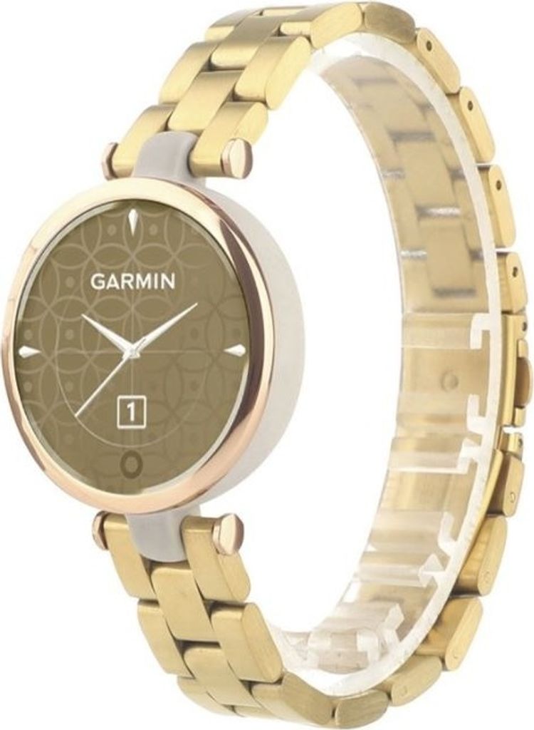 Strap-it Stahlarmband - Kompatibel mit Garmin LilyArmband 34mm - Gliederarmband Hochwertiger EdelstahlFaltschließe für Garmin Smartwatch Armband ...