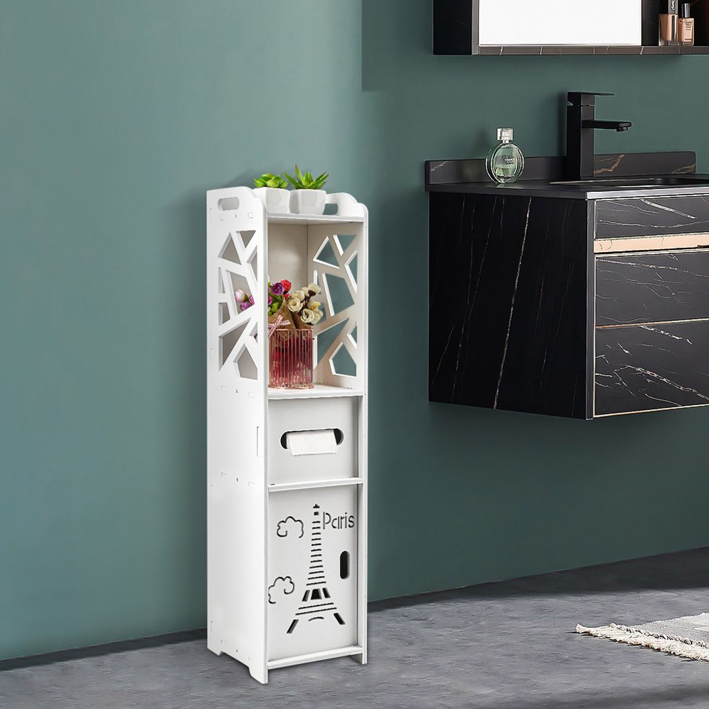Toilettenpapierhalter Badezimmer-Bodenschrank Produktbild 