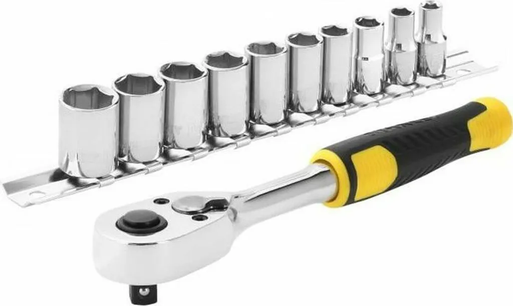 Stanley STMT82666-0 Set 11 Pezzi Cricchetto 1/4" per Officina Meccanica