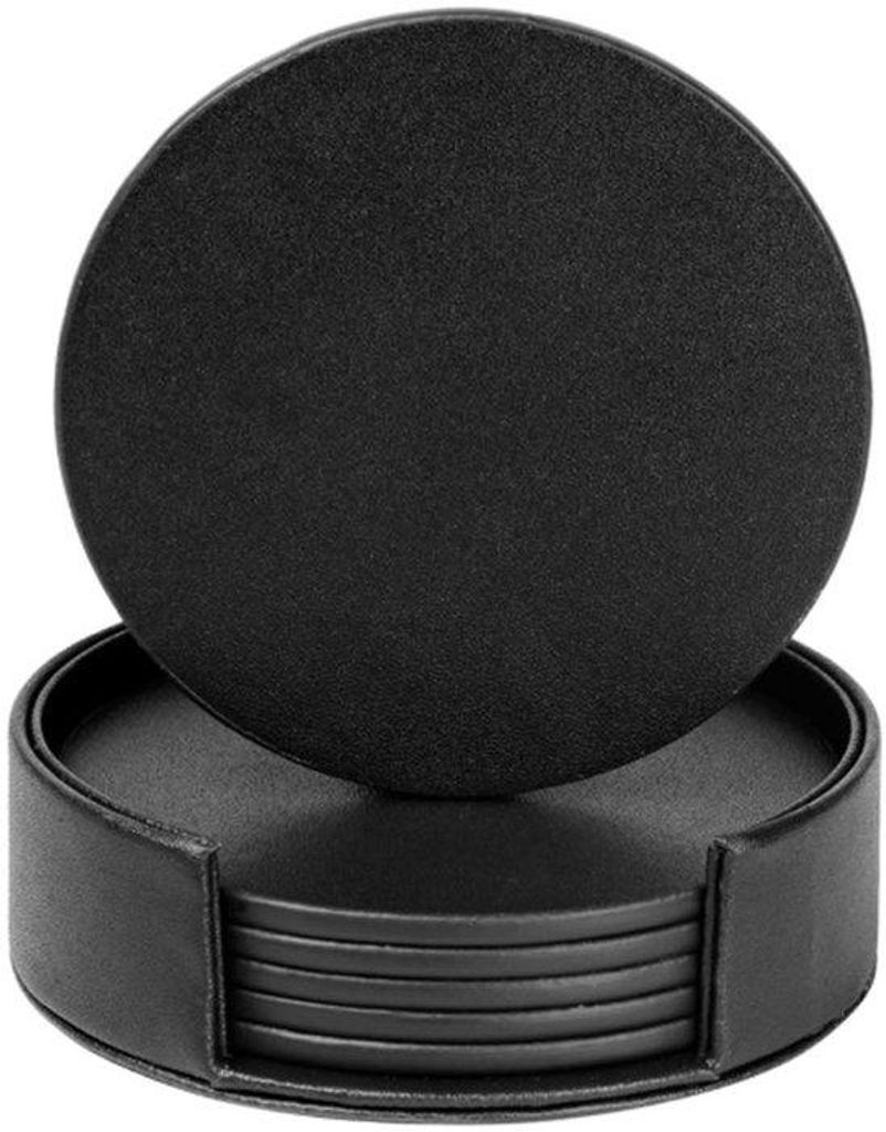 Lernunterteller-Set aus 6 Stück, robuste Schutzfolie für Tisch, Schreibtisch, dauerhafte und antislip Lernunterteller, 10,2 cm, schwarz